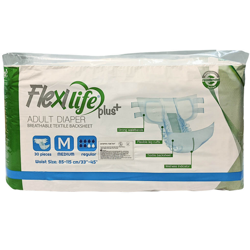 Підгузки для дорослих Flexi life plus розмір M 30 шт